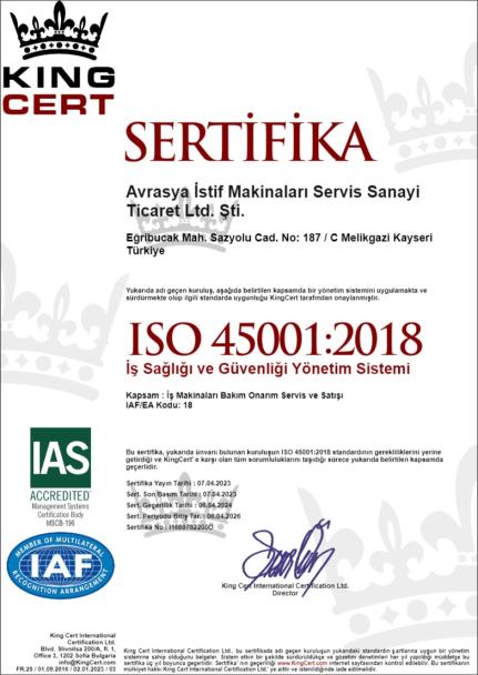 ISO 45001:2018