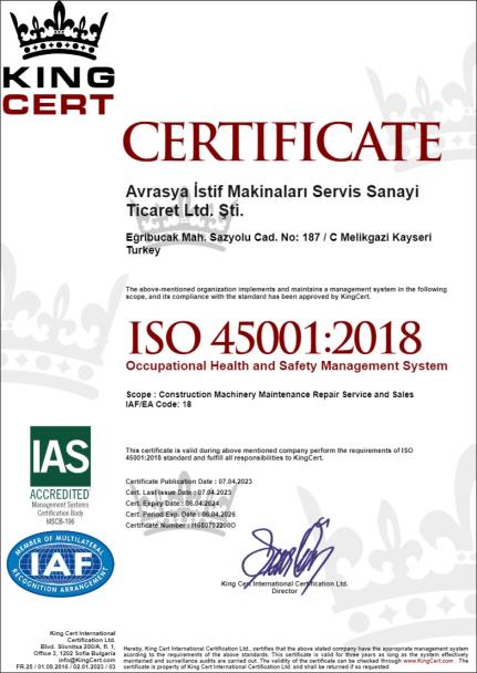 ISO 45001:2018